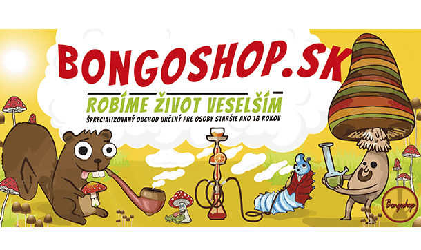 Slovenský e-shop bongoshop.sk je špecializovaný obchod s fajčiarskym, huličským sortimentom pre osoby starčie ako 18 rokov.
