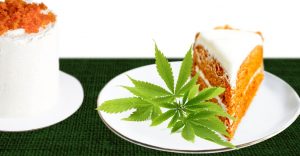 mrkvový koláč s marihuanou