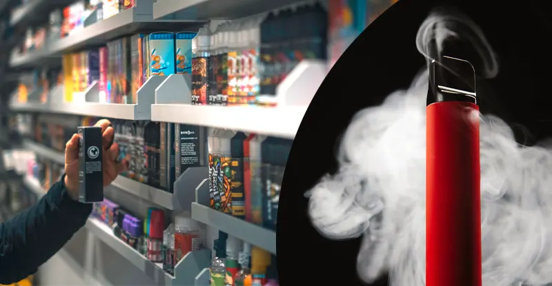 CIgaretový e-liquid na báze nikotínovej soli: obchod s vyloženými náplňami do elektronických cigariet a jednorazová e cigareta